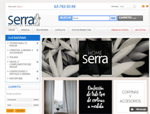 Tablet Screenshot of homeserra.com